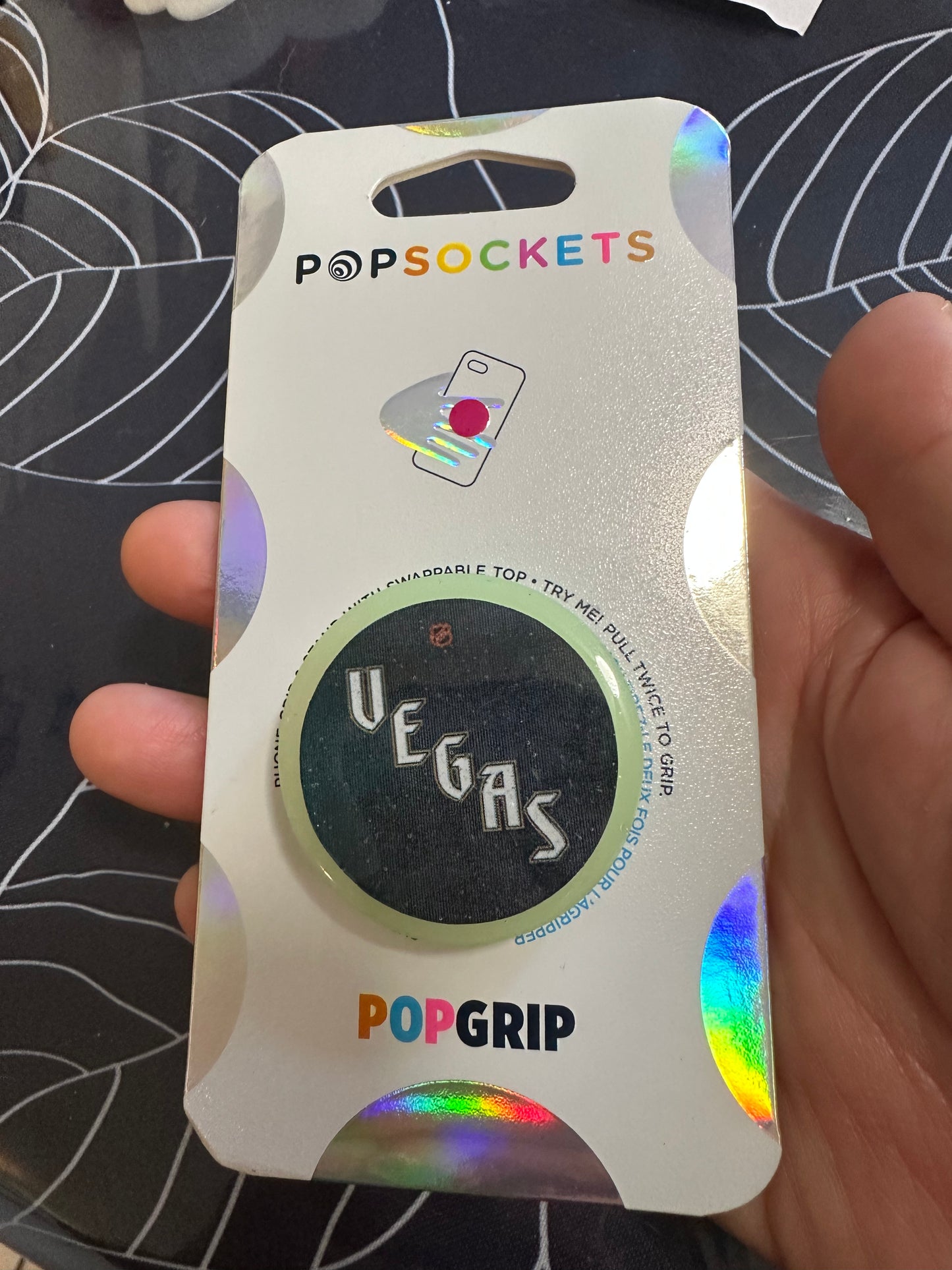 VGK retro glow circle phone grip