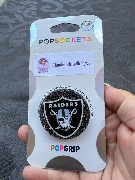 Raiders Logo circle Phone Grip