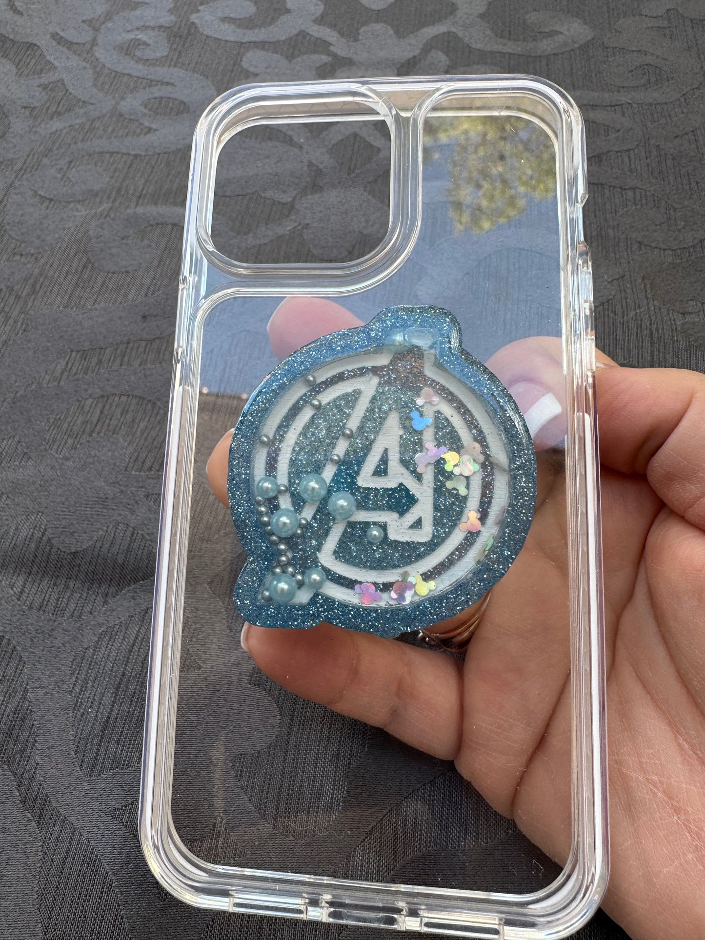 Avengers Shaker Phone Grip-Slate Blue