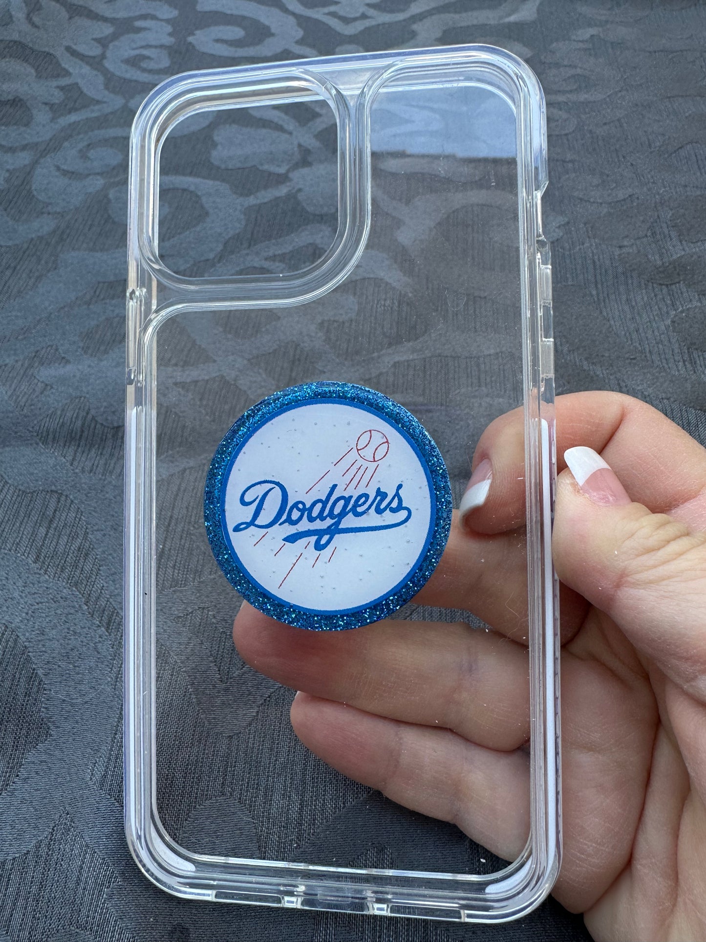 Dodgers Circle Phone Grip