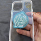 Avengers Shaker Phone Grip-Light Blue