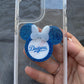 Dodgers Mouse Phone Grip-Blue