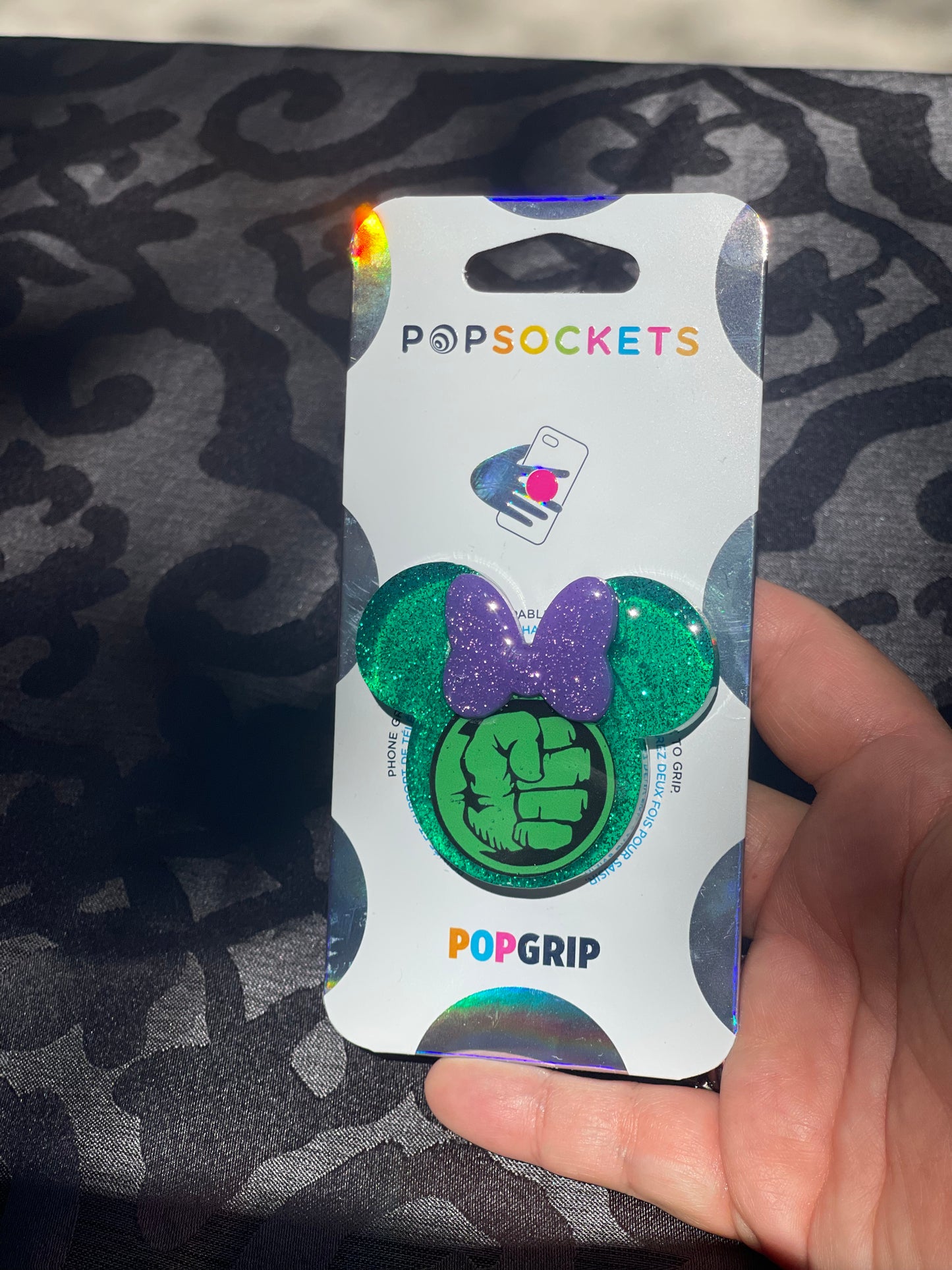 Hulk Mouse Phone Grip-Green