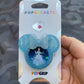 Cinderella mouse w/ Bow Shaker Phone Grip- Blue