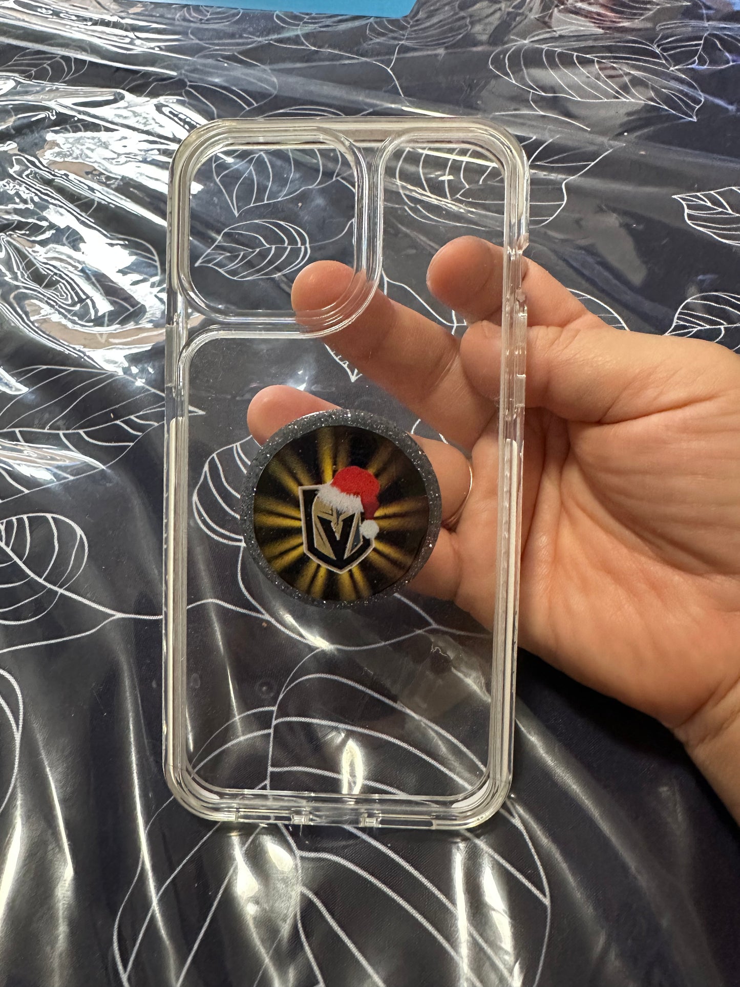 VGK Christmas Knight phone grip