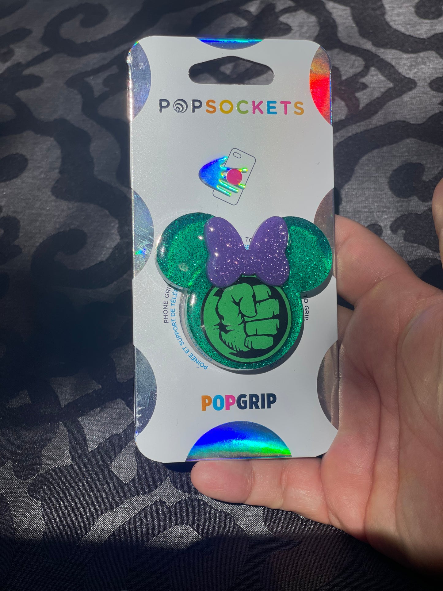 Hulk Mouse Phone Grip-Green