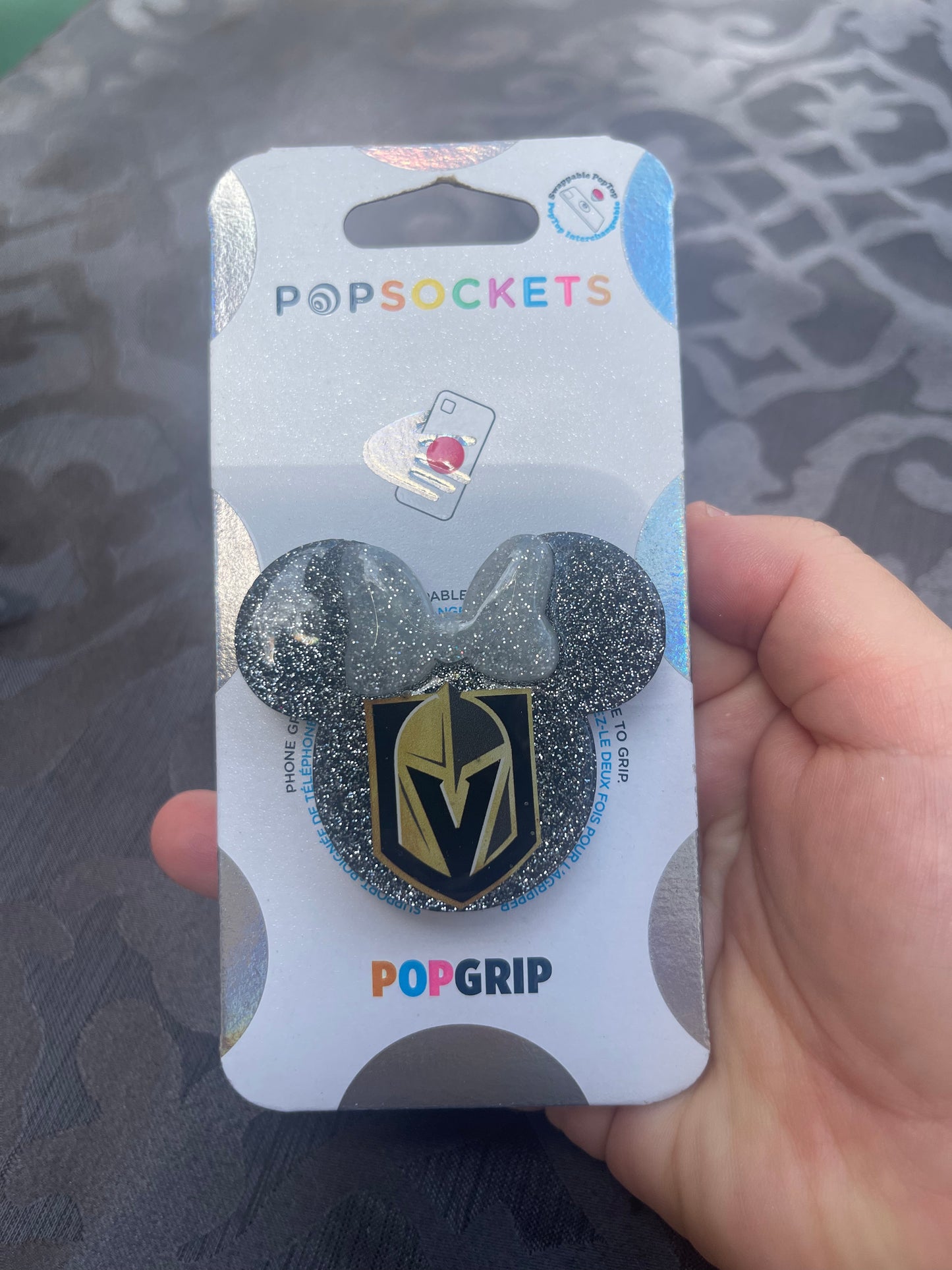 VGK Mouse Phone Grip- Dark Grey