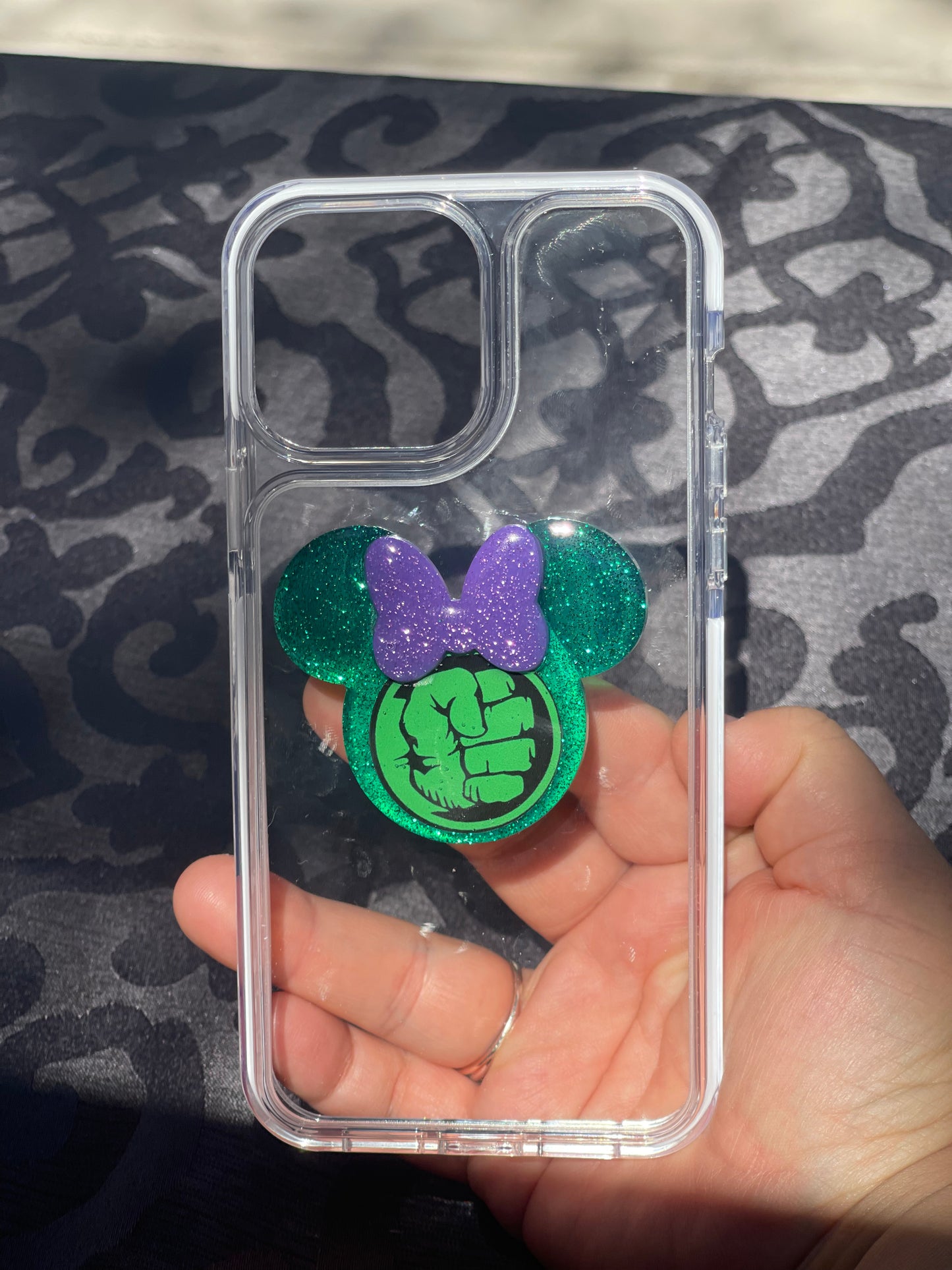 Hulk Mouse Phone Grip-Green