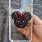 Deadpool Mouse w/bow Shaker Phone Grip-Black