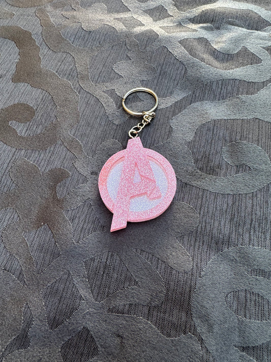 Avengers Keychain- Pink