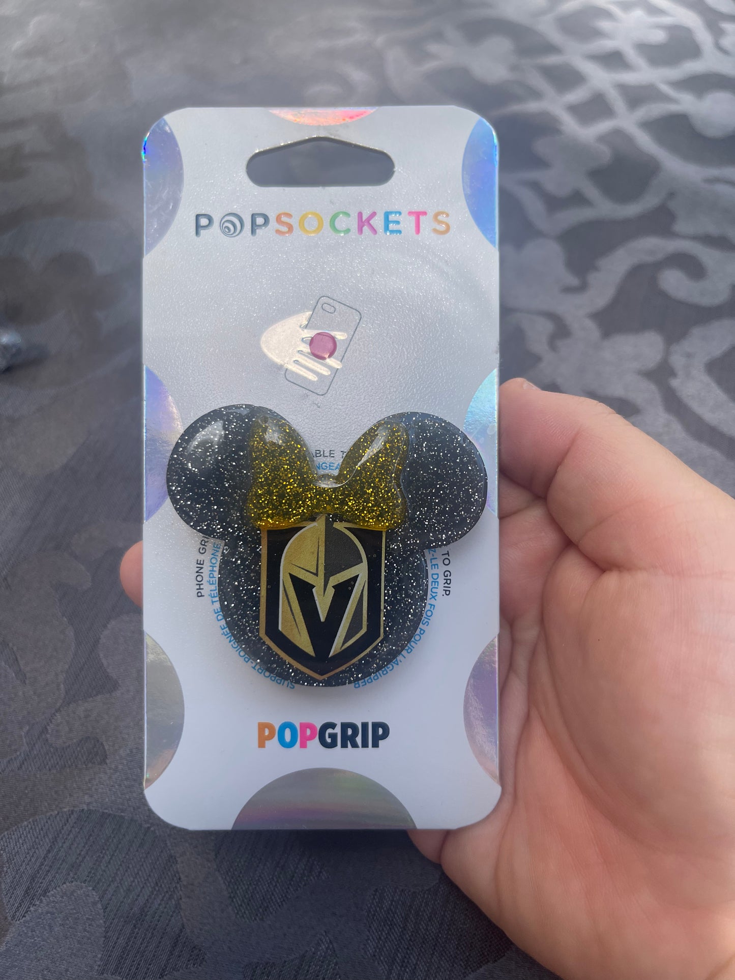 VGK Mouse Phone Grip- Dark Grey