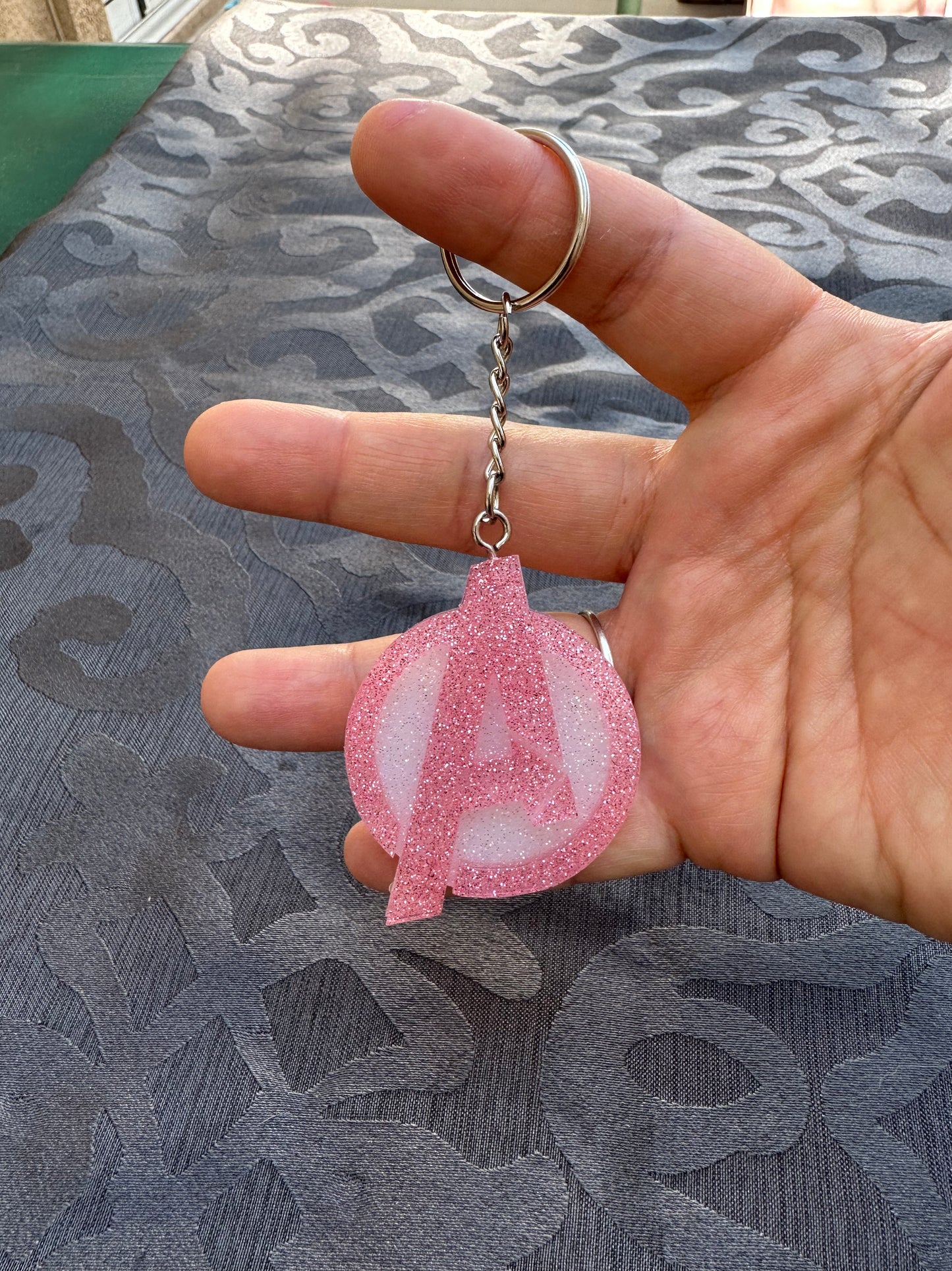 Avengers Keychain- Pink