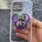 Hocus Pocus mouse w/bow shaker Phone Grip-Purple